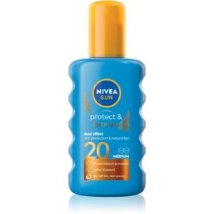 NIVEA SUN Protect & Bronze spray de corp pentru un bronz intens SPF 20 200 ml-ro
