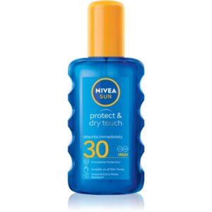 NIVEA SUN Protect & Dry Touch spray transparent pentru bronzat SPF 30 200 ml-Țena