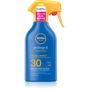 NIVEA SUN Protect & Moisture spray autobronzant hidratant SPF 30 270 ml-Țena