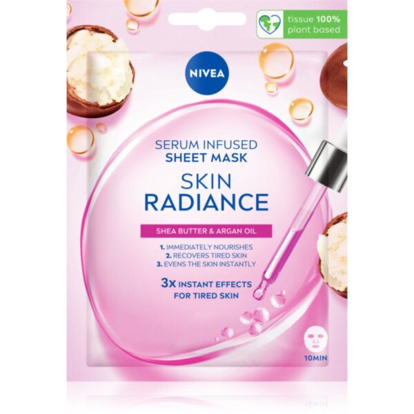 NIVEA Skin Radiance mască textilă iluminatoare 1 buc-Țena