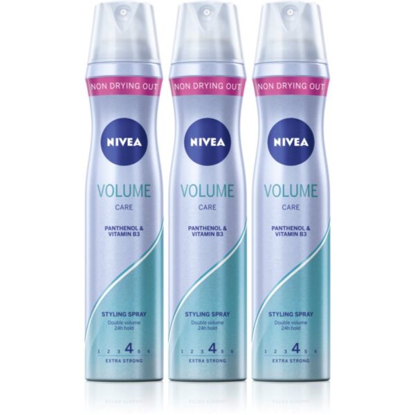 NIVEA Volume Care fixativ pentru volum maxim 3 x 250 ml-ro