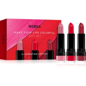 NOBEA Beauty Pleasure NOBEA Make Your Lips Colorful Gift Set set de rujuri ediție cadou-ro