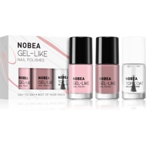 NOBEA Day-to-Day Best of Nude Nails Set set de lacuri de unghii Best of Nude Nails-Țena