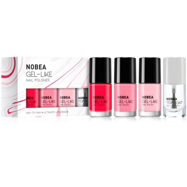 NOBEA Day-to-Day Deep Dream Set set de lacuri de unghii Ultimate Lemonade-Țena