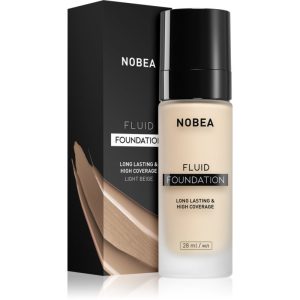 NOBEA Day-to-Day Fluid Foundation machiaj persistent culoare 01 Light beige 28 ml-Țena