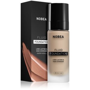 NOBEA Day-to-Day Fluid Foundation machiaj persistent culoare 04 Warm vanilla 28 ml-Țena