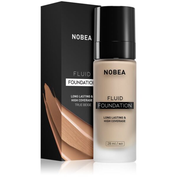 NOBEA Day-to-Day Fluid Foundation machiaj persistent culoare 06 True beige 28 ml-Țena