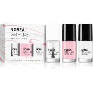 NOBEA Day-to-Day Fresh Frost Set set de lacuri de unghii French manicure set-ro