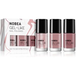 NOBEA Day-to-Day Fresh Frost Set set de lacuri de unghii Pink Petals-Țena