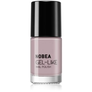 NOBEA Day-to-Day Gel-like Nail Polish lac de unghii cu efect de gel culoare Beige nutmeg #N52 6 ml-ro
