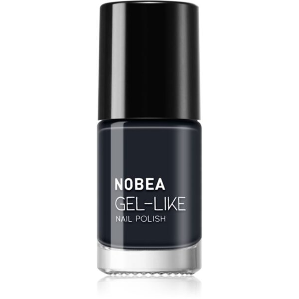 NOBEA Day-to-Day Gel-like Nail Polish lac de unghii cu efect de gel culoare Blue depths #N19 6 ml-ro