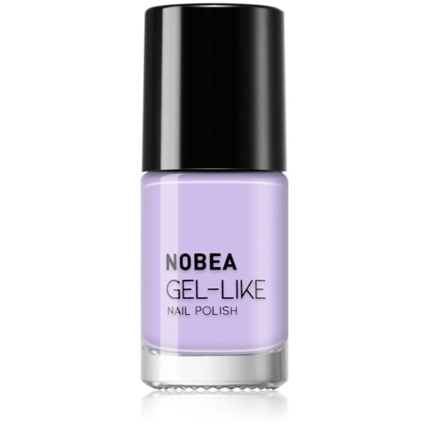 NOBEA Day-to-Day Gel-like Nail Polish lac de unghii cu efect de gel culoare Blue violet #N61 6 ml-ro