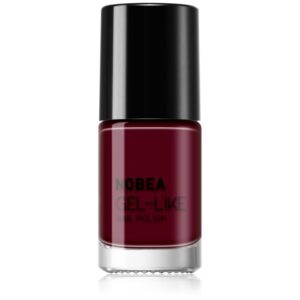 NOBEA Day-to-Day Gel-like Nail Polish lac de unghii cu efect de gel culoare Dark cherry #N09 6 ml-ro