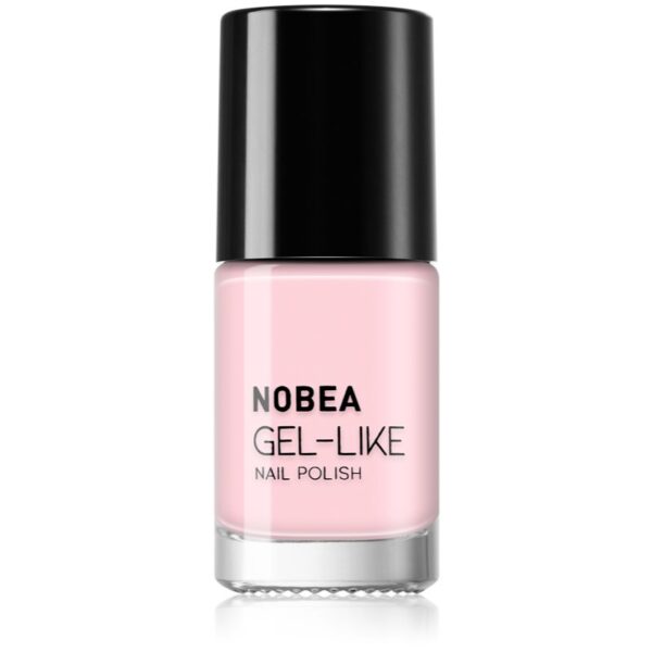 NOBEA Day-to-Day Gel-like Nail Polish lac de unghii cu efect de gel culoare Misty rose #N59 6 ml-ro