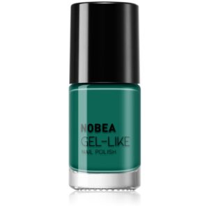NOBEA Day-to-Day Gel-like Nail Polish lac de unghii cu efect de gel culoare #N65 Emerald green 6 ml-ro
