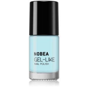 NOBEA Day-to-Day Gel-like Nail Polish lac de unghii cu efect de gel culoare #N67 Sky blue summer 6 ml-ro