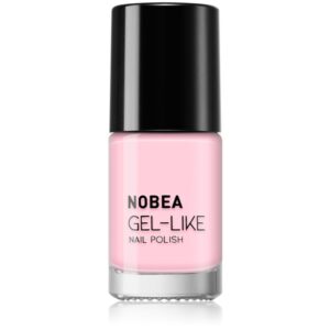 NOBEA Day-to-Day Gel-like Nail Polish lac de unghii cu efect de gel culoare #N68 Pink cream 6 ml-ro