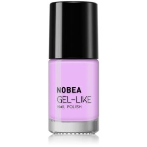 NOBEA Day-to-Day Gel-like Nail Polish lac de unghii cu efect de gel culoare #N69 Sweet violet 6 ml-ro