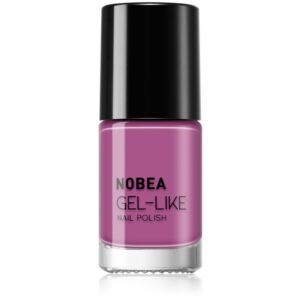 NOBEA Day-to-Day Gel-like Nail Polish lac de unghii cu efect de gel culoare #N70 Pink orchid 6 ml-ro