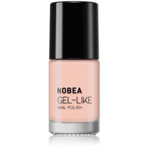 NOBEA Day-to-Day Gel-like Nail Polish lac de unghii cu efect de gel culoare #N72 Nude beige 6 ml-ro