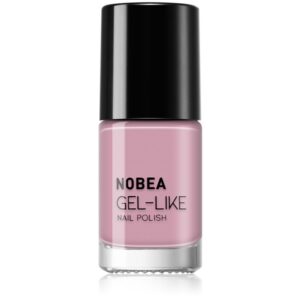 NOBEA Day-to-Day Gel-like Nail Polish lac de unghii cu efect de gel culoare Old style pink #N50 6 ml-ro
