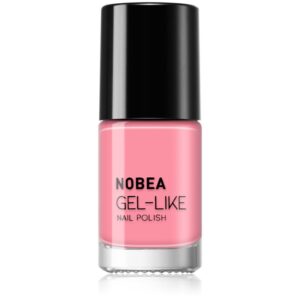 NOBEA Day-to-Day Gel-like Nail Polish lac de unghii cu efect de gel culoare Pink rosé #N02 6 ml-Țena