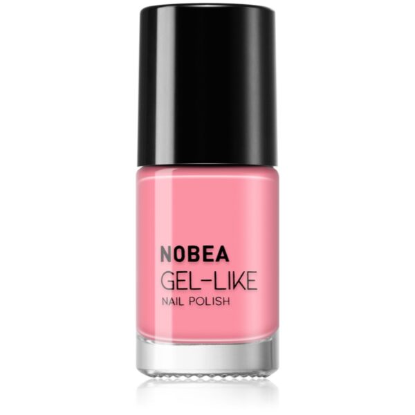 NOBEA Day-to-Day Gel-like Nail Polish lac de unghii cu efect de gel culoare Pink rosé #N02 6 ml-Țena