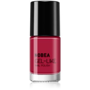 NOBEA Day-to-Day Gel-like Nail Polish lac de unghii cu efect de gel culoare Red passion #N56 6 ml-ro