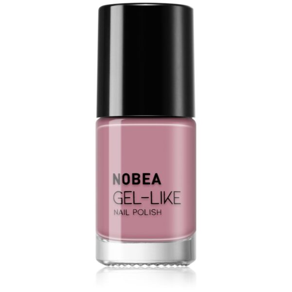 NOBEA Day-to-Day Gel-like Nail Polish lac de unghii cu efect de gel culoare Rouge #N03 6 ml-Țena