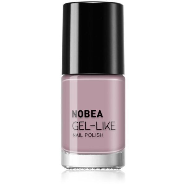 NOBEA Day-to-Day Gel-like Nail Polish lac de unghii cu efect de gel culoare Silky nude #N51 6 ml-Țena
