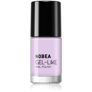 NOBEA Day-to-Day Gel-like Nail Polish lac de unghii cu efect de gel culoare Soft lilac #N05 6 ml-Țena