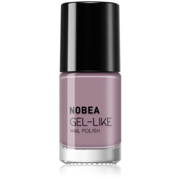 NOBEA Day-to-Day Gel-like Nail Polish lac de unghii cu efect de gel culoare Thistle purple #N54 6 ml-ro