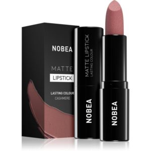 NOBEA Day-to-Day Matte Lipstick ruj mat culoare Cashmere #M19 3 g-Țena