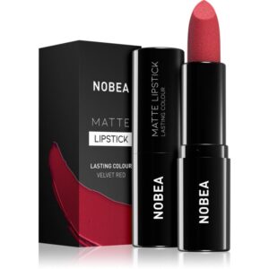 NOBEA Day-to-Day Matte Lipstick ruj mat culoare Velvet red #M16 3 g-Țena