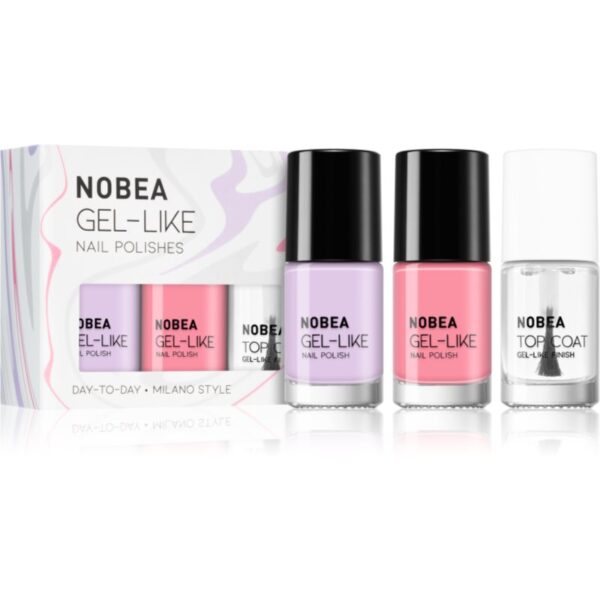 NOBEA Day-to-Day Milano Style set de lacuri de unghii 3x6 ml-ro
