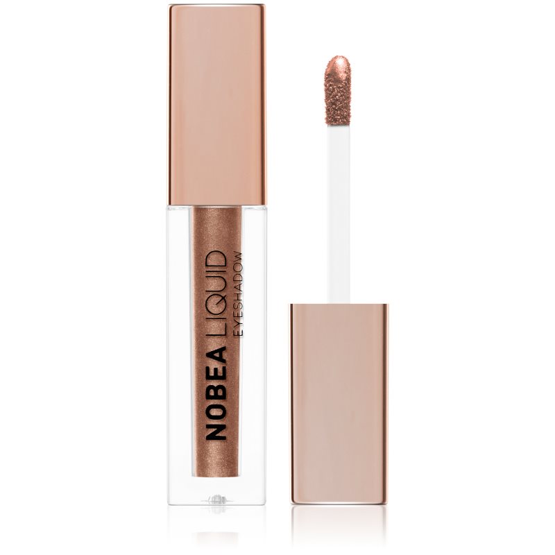 NOBEA Metal Liquid Eyeshadow lichid fard ochi culoare Coffee #E04 4 ml-ro