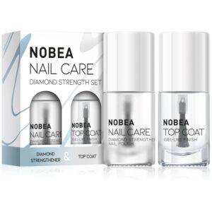 NOBEA Nail Care Diamond Strength Set set de lacuri de unghii Diamond strength set-ro