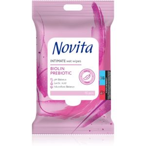 NOVITA Intimate Biolin Prebiotic Șervețele umede pentru igiena intima 15 buc-ro