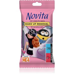 NOVITA Make-up Removal șervețele demachiante umede pentru piele sensibilă 12 buc-Țena