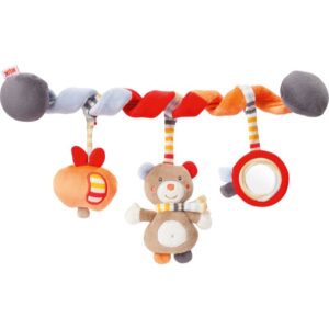 NUK Activity Spiral Bear jucărie suspendabilă contrastantă 1 buc-ro
