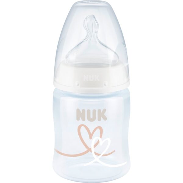 NUK First Choice + 150 ml biberon pentru sugari cu controlul temperaturii 150 ml-Țena