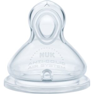 NUK First Choice + Flow Control tetină pentru biberon 6-18 m 2 buc-ro