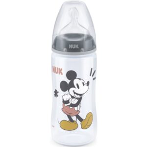 NUK First Choice Mickey Mouse biberon pentru sugari Grey 300 ml-ro