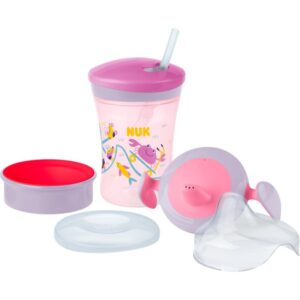 NUK Learn to Drink Set set pentru copii Girl-ro