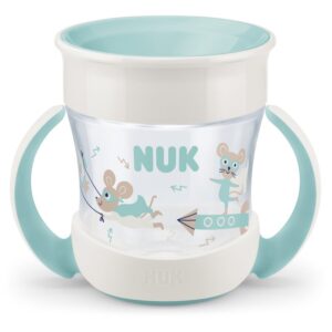 NUK Magic Cup Mini ceasca cu mânere 6m+ Green 160 ml-Țena