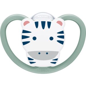 NUK Space 6-18 m suzetă Zebra 1 buc-Țena