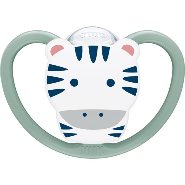 NUK Space 6-18 m suzetă Zebra 1 buc-Țena