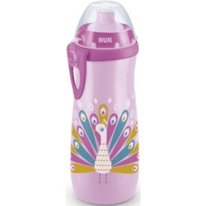 NUK Sports Cup Chameleon biberon pentru copii 24+ m 450 ml-Țena