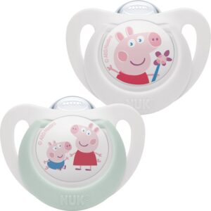 NUK Star Peppa Pig suzetă 6-18m 2 buc-ro