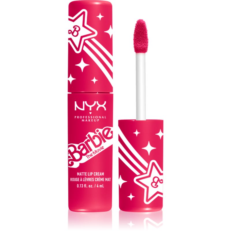 NYX Professional Makeup Barbie Smooth Whip Matte Lip Cream ruj lichid mat culoare 02 Perfect Day Pink 4 ml-ro